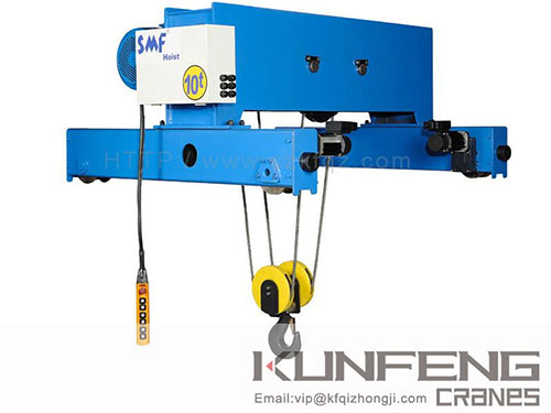 The common models of 10T wire rope electric hoist