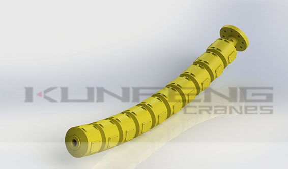  Polyurethane Vertebral Bend restrictor of submarine control pipeline