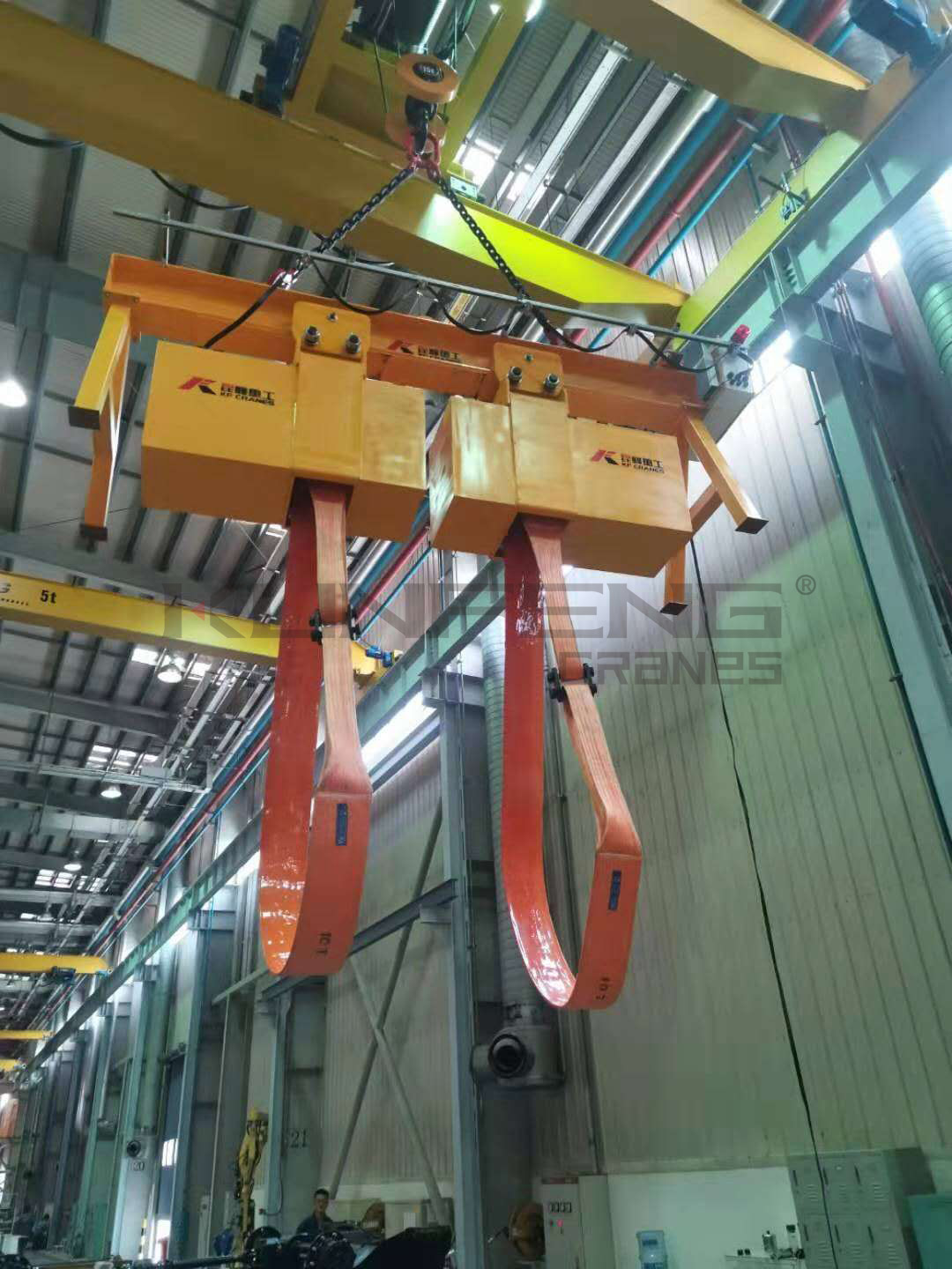 Aerial flip crane