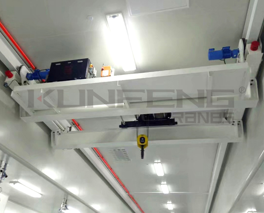 Overhead cranes designed for cleanrooms