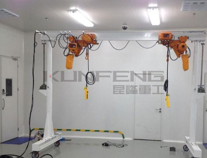 Clean room gantry crane