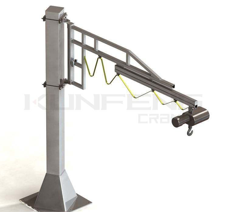Optional features of stainless steel jib cranes