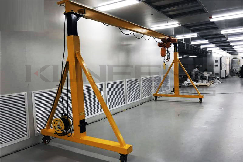 Mobile gantry crane for advantage