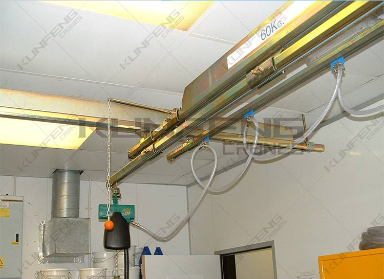 Suspension Crane is developed for clean room