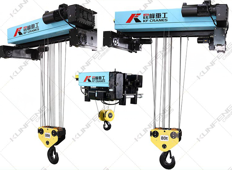 Clean room electric wire rope hoist
