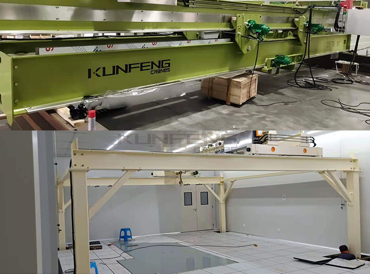 The use of clean room double girder crane The use of clean room double girder crane
