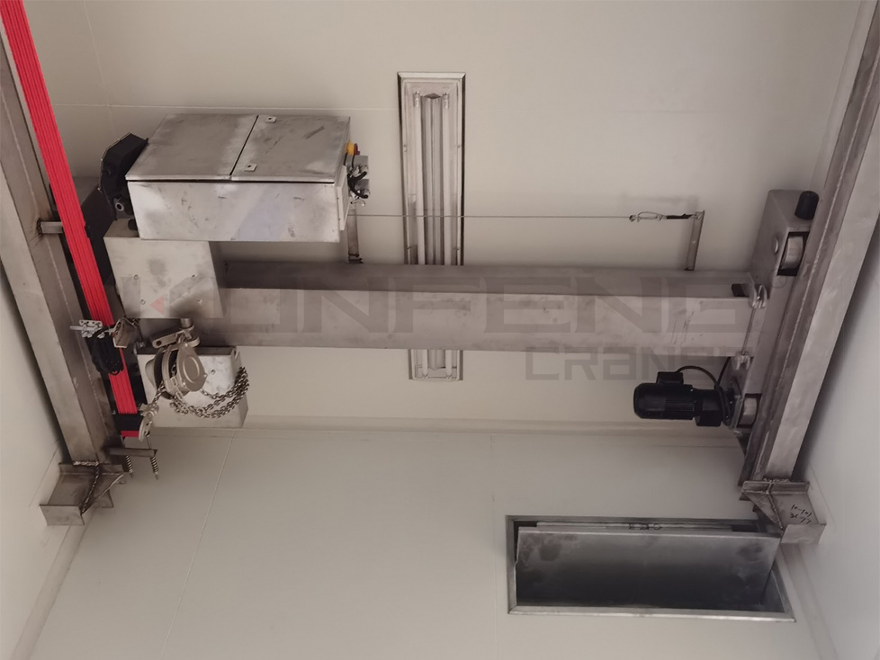 Stainless steel clean room crane