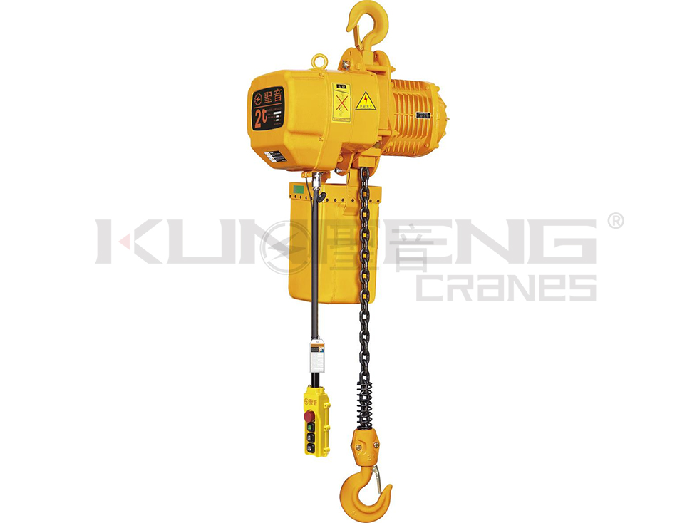 Hook type chain electric hoist