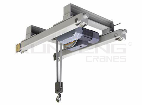 The crane hoist is small in size and easy to operate