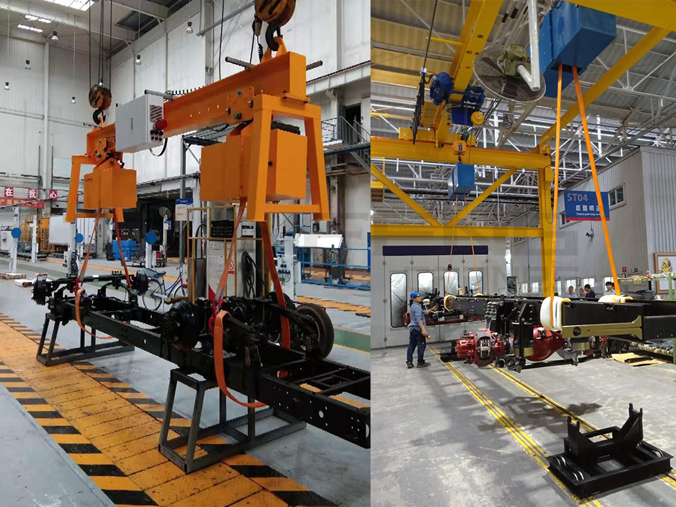 Research on Overhead Operation of Load Turning Crane