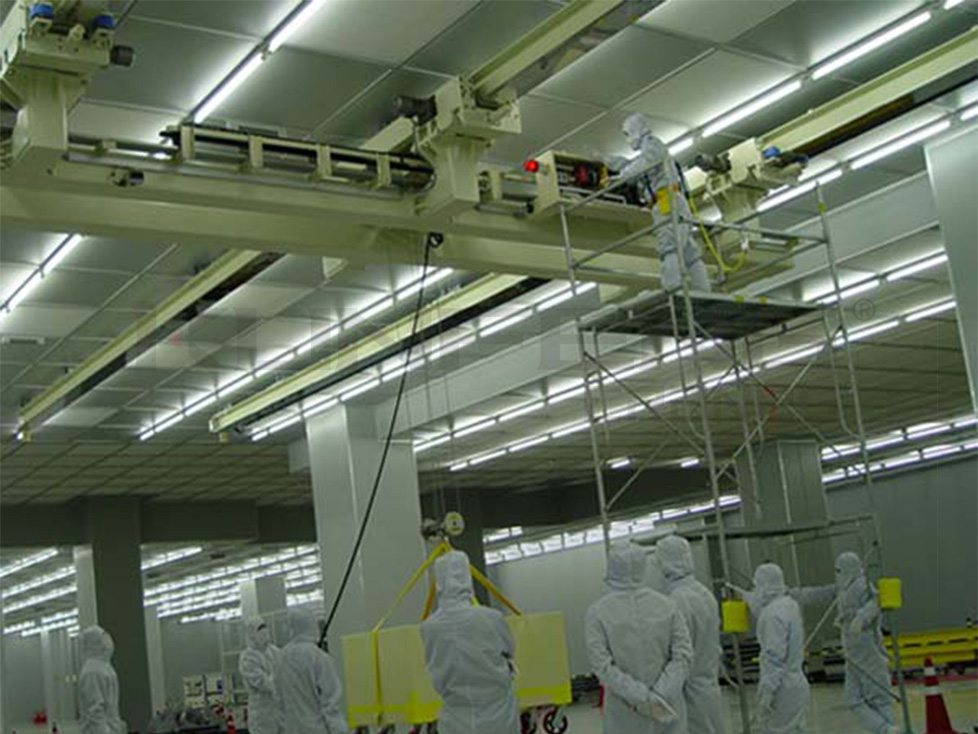Technical elements for realizing 2t hoisting clean room crane