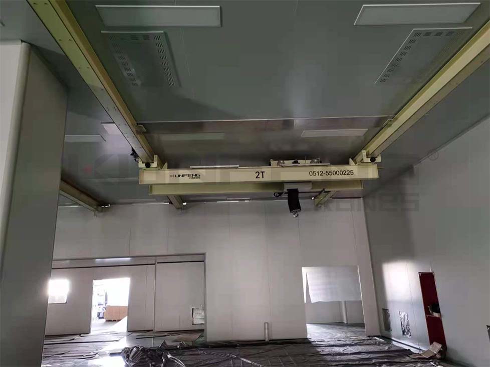 Precautions for hoisting of 10,000-level cleanroom cranes