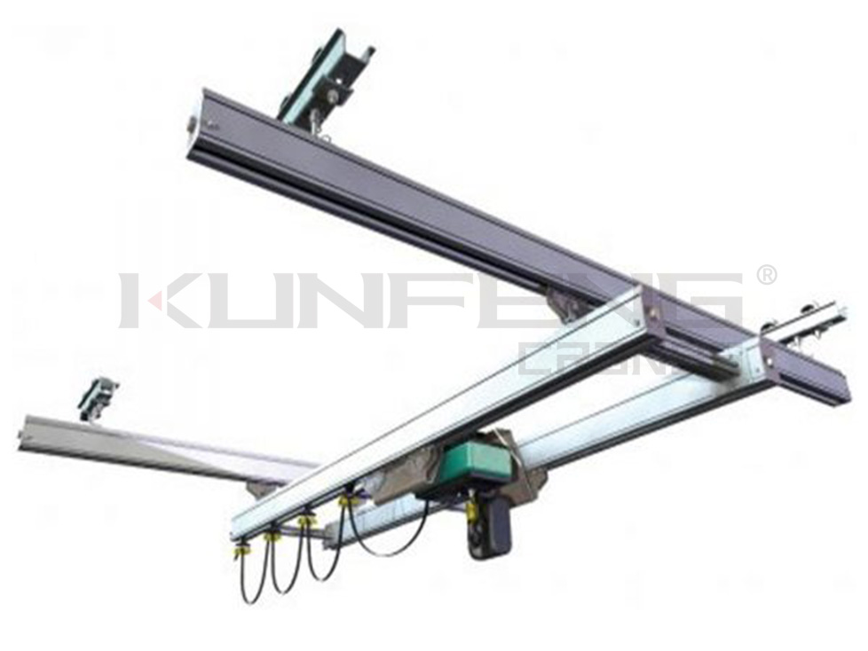 Aluminum alloy rail light crane