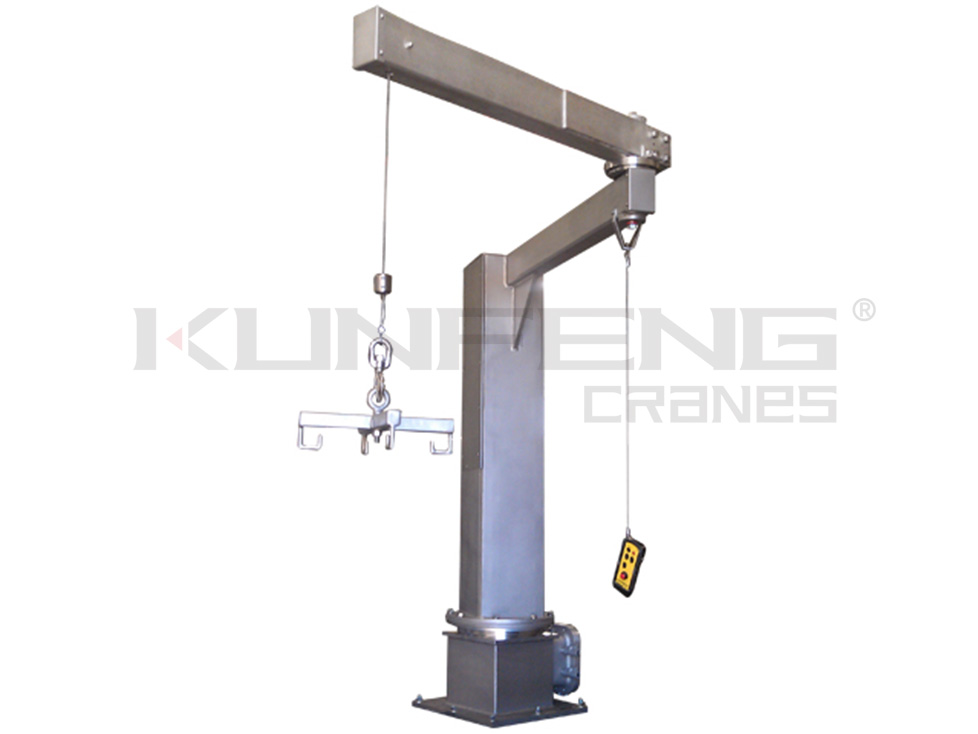 Clean room cantilever crane customization