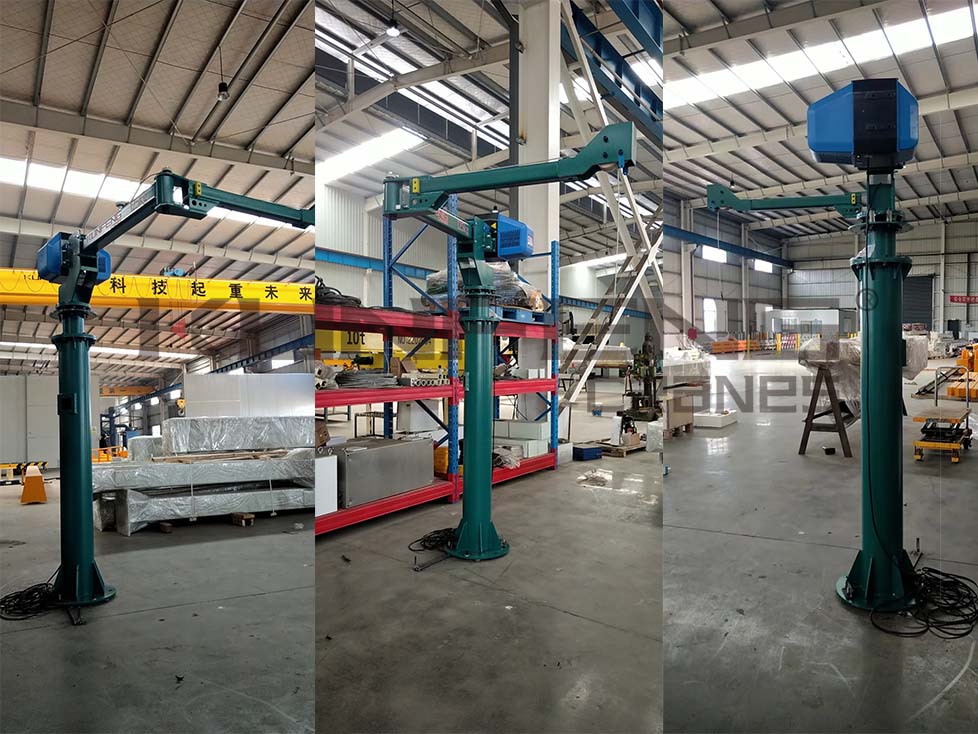 Injection molding machine column cantilever crane sales