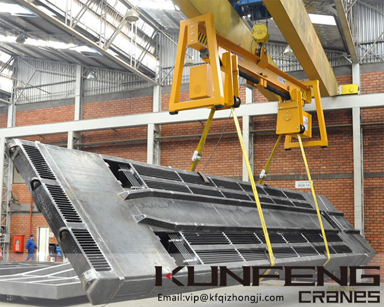 Suspended overturning crane Suspended overturning crane