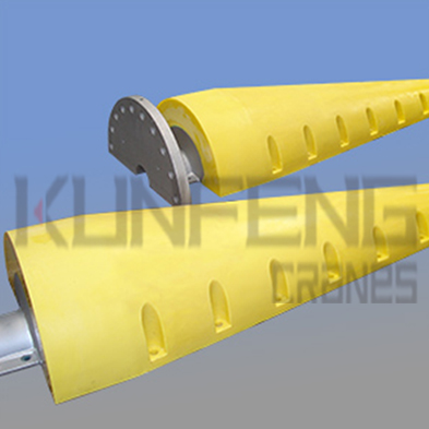 The bending area stiffener with the smallest bending radius of the cable molded from polyurethane