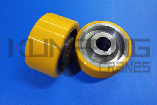 Friction rubber covered roller of wear-resistant polyurethane origin China