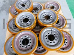 Polyurethane coated wheel used in coal mines origin China Polyurethane coated wheel used in coal mines origin China