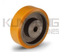 Characteristics of polyurethane coated-rubber wheel manufacturered in China