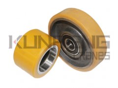 Wheels coated with polyurethane have high load carrying capacity and more durable performance-suitable for medical equipment wheels