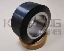 Customizable polyurethane coated wheels for small belt conveyors