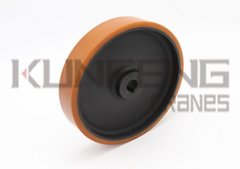 Customizable polyurethane rubber coated wheels manufactured China