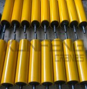 What are the types of polyurethane coated rollers? Which equipment are used for?