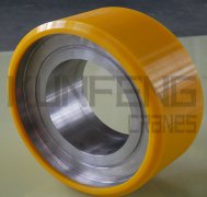 Application of polyurethane load-bearing wheels in plane mobile parking equipment Application of polyurethane load-bearing wheels in plane mobile parking equipment