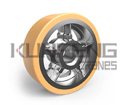 Trolley guide wheels with low bearing requirements (axial force) Trolley guide wheels with low bearing requirements (axial force)
