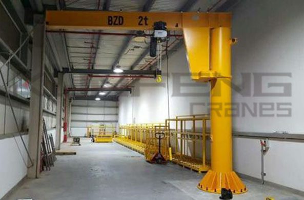 Floor mounted Jib crane