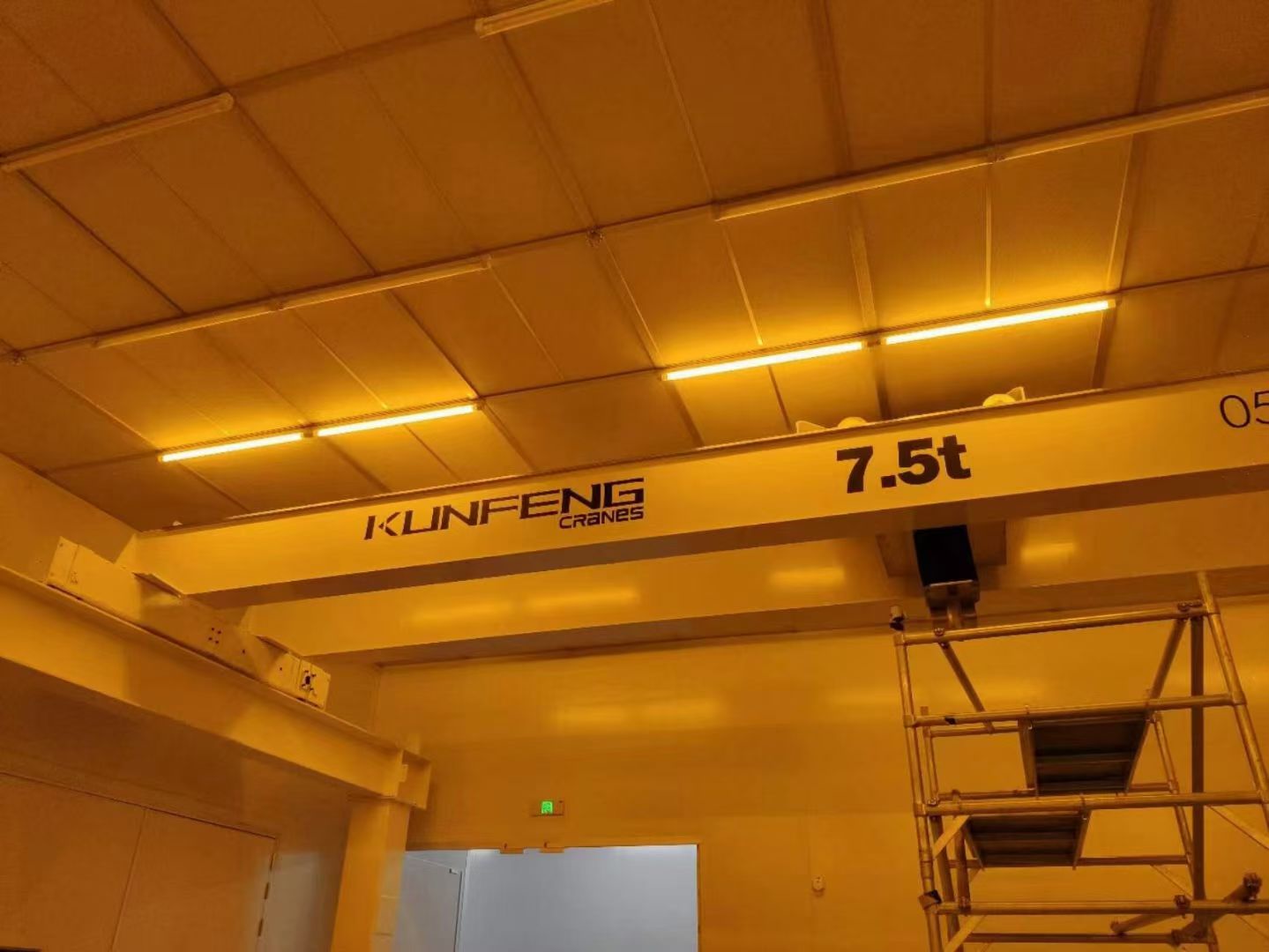 Low Headroom Overhead Cleanroom Cranes with Motorized Trolley