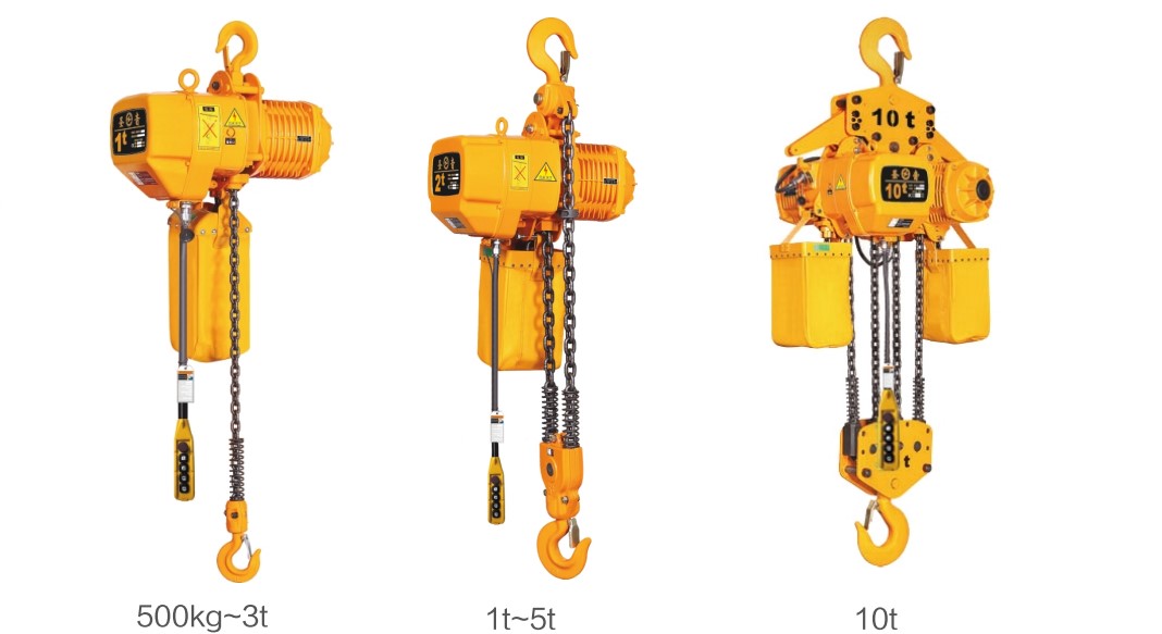 3 Phase Electric Chain Hoist, Double speed Lifting