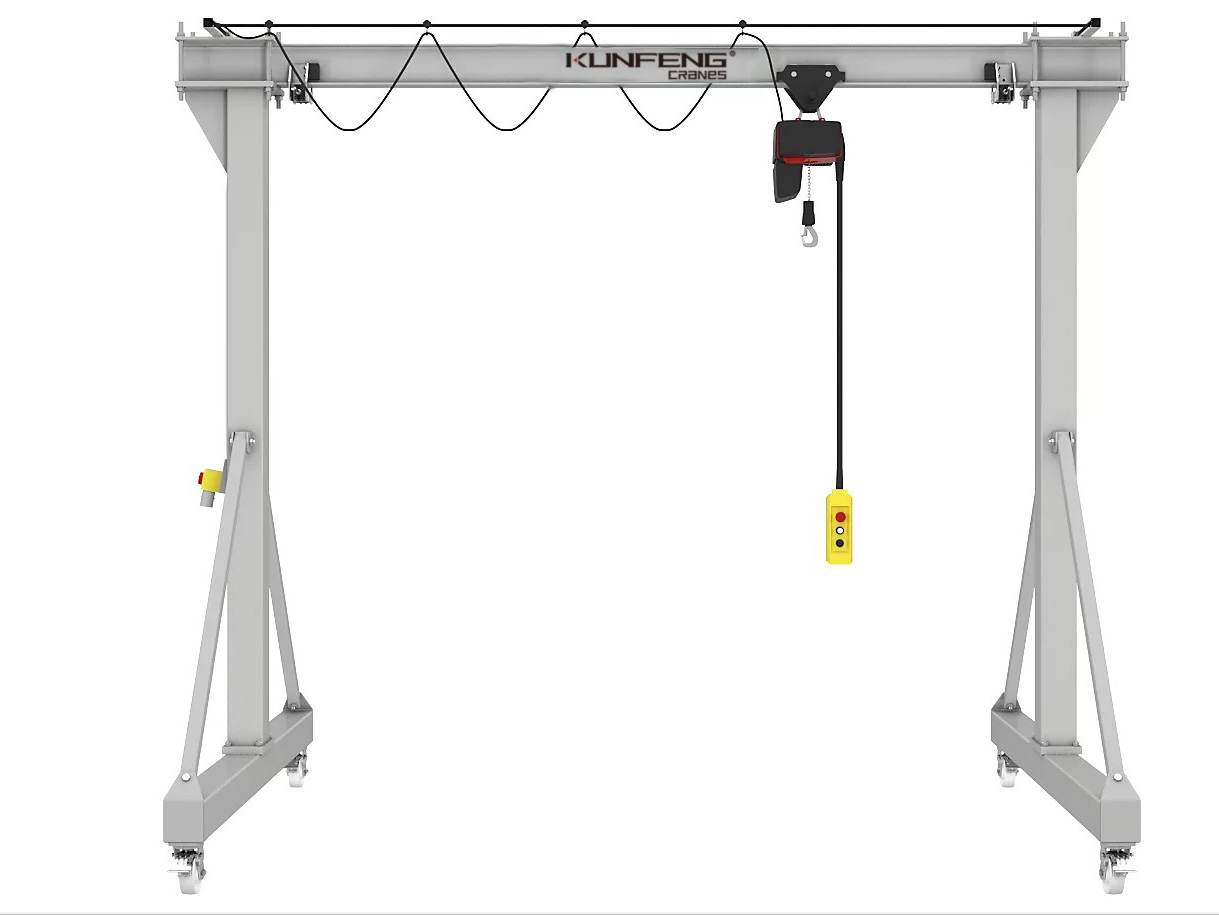 Clean Room Portable Gantry Crane | Custom Crane Clean Room Portable Gantry Crane | Custom Crane