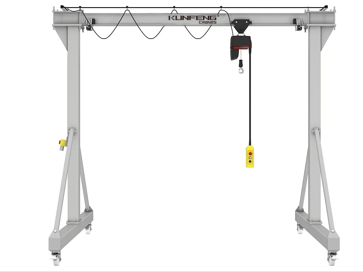 Clean Room Portable Gantry Crane | Custom Crane