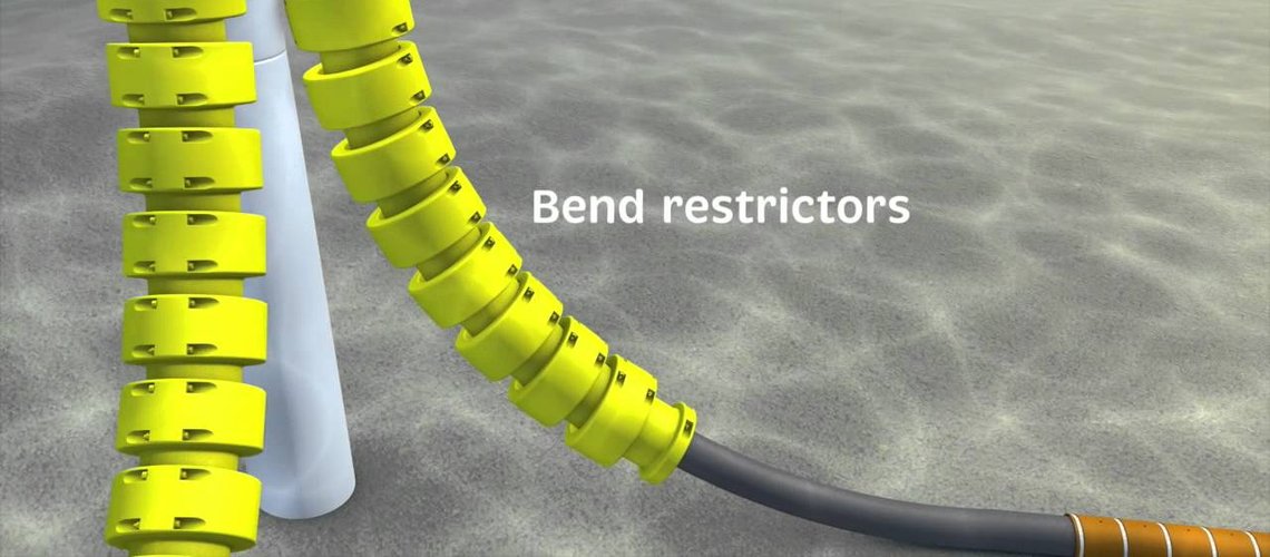 Polyurethane Vertebrae Hose Bend Restrictor | Pipeline Protection