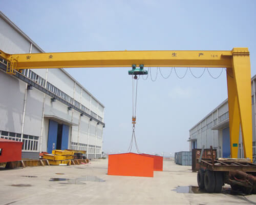 Semi-gantry crane