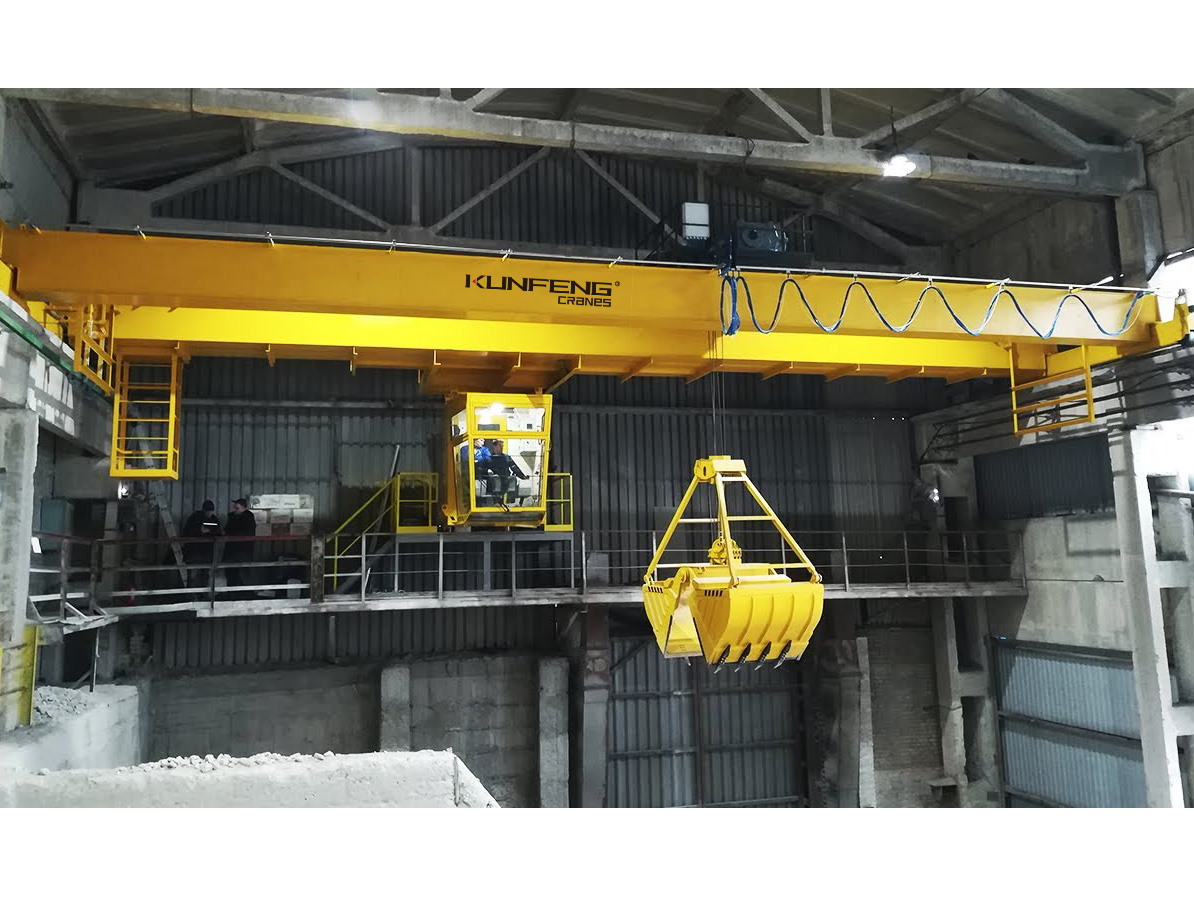 Grab overhead crane