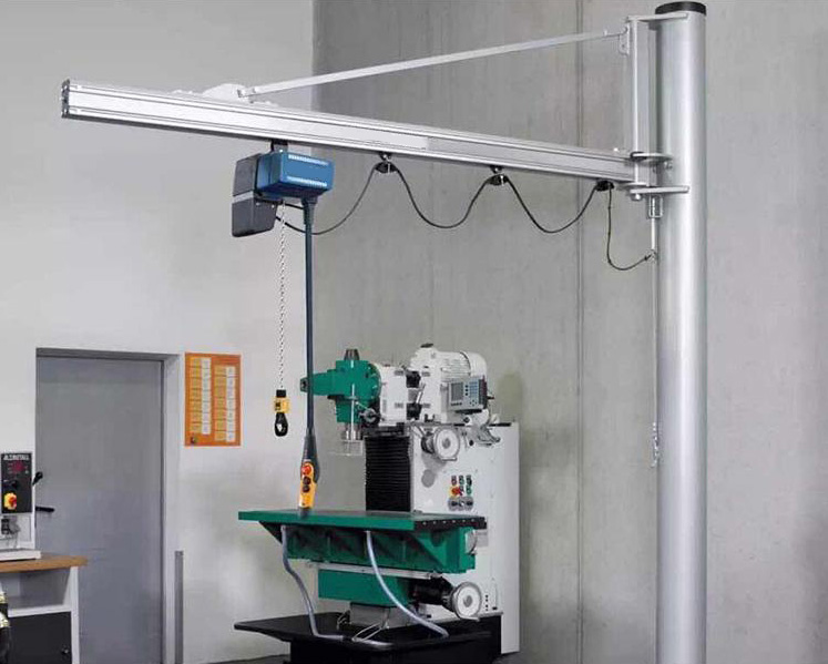 Clean Room Aluminum Electric Jib Crane