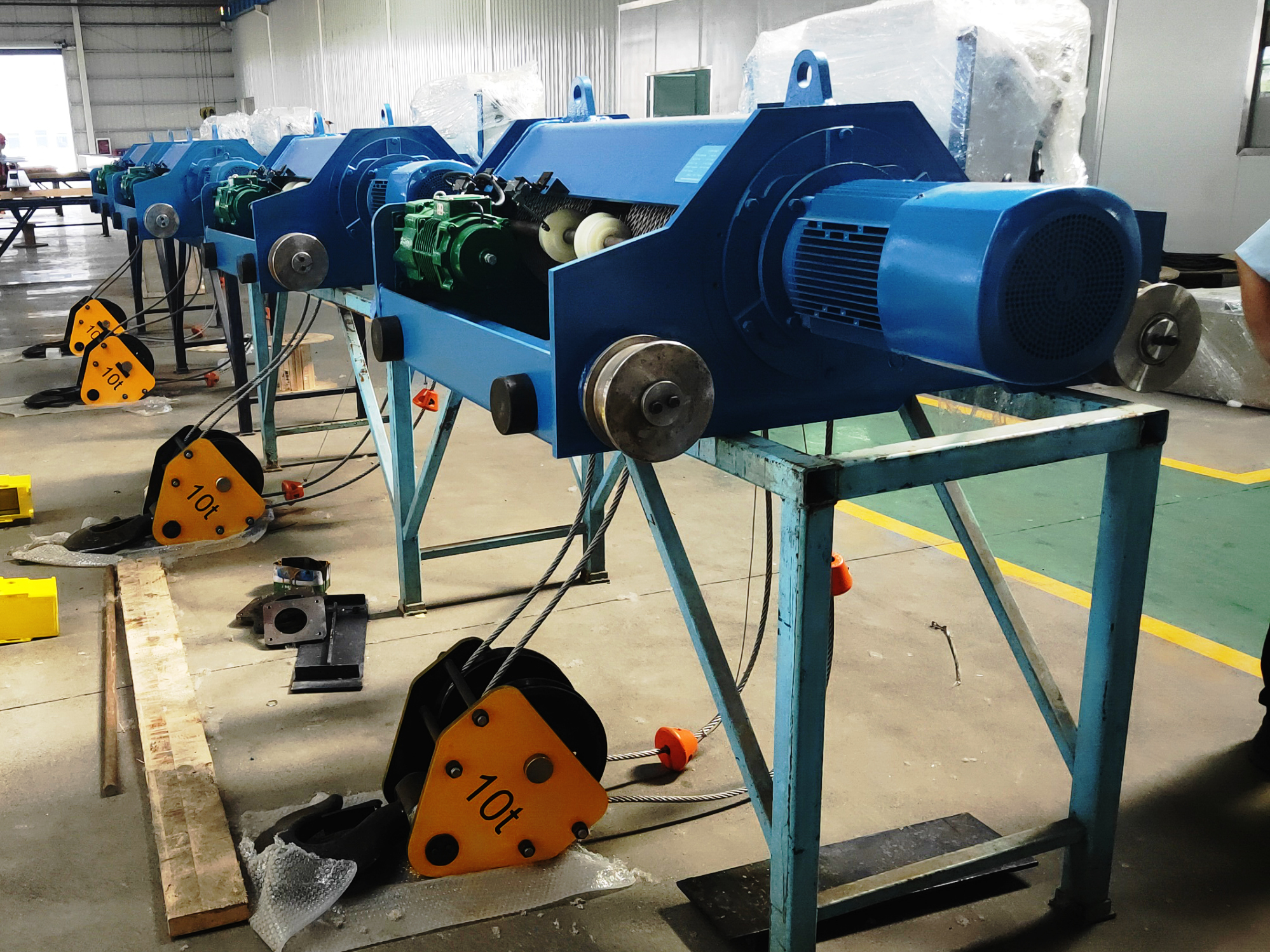 10 Tonne Electric Hoist Used in Foundry - Wire Rope Hoist Manufacturer