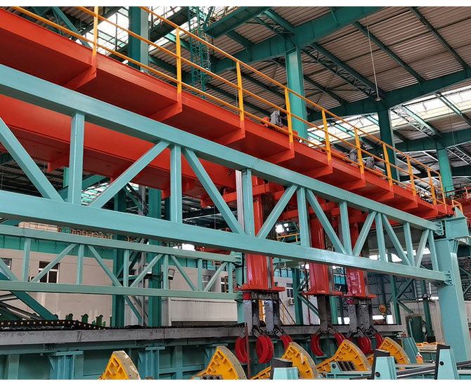 Intelligent Overhead Crane for Steel Mill Penetrant Testing
