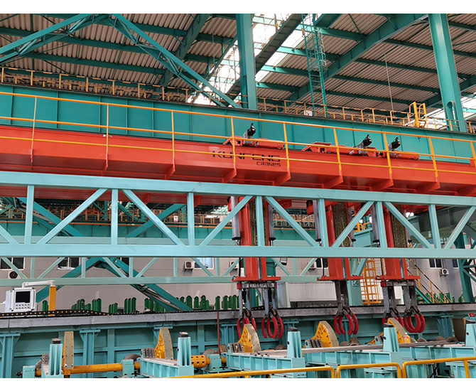 Grab overhead crane