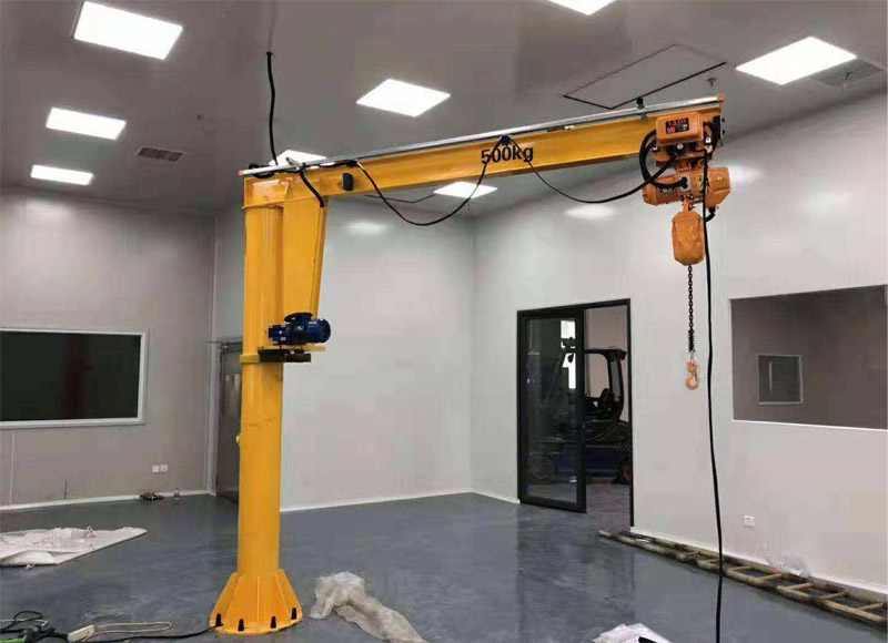 Floor mounted jib crane