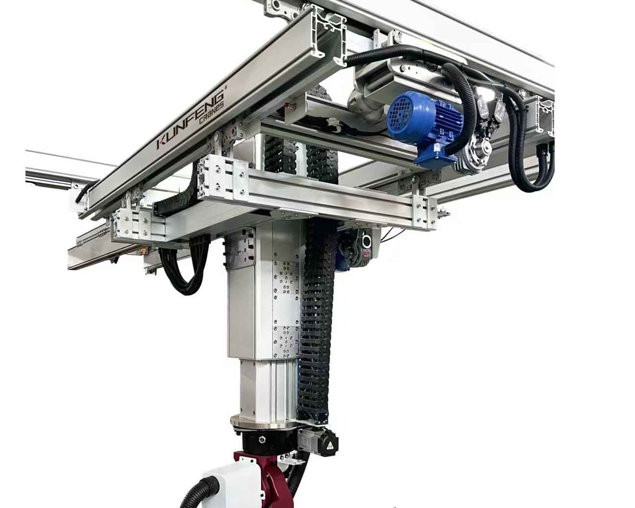 lifting mechanism on aluminum kbk crane