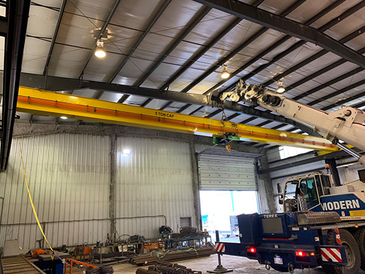 Overhead Crane installation