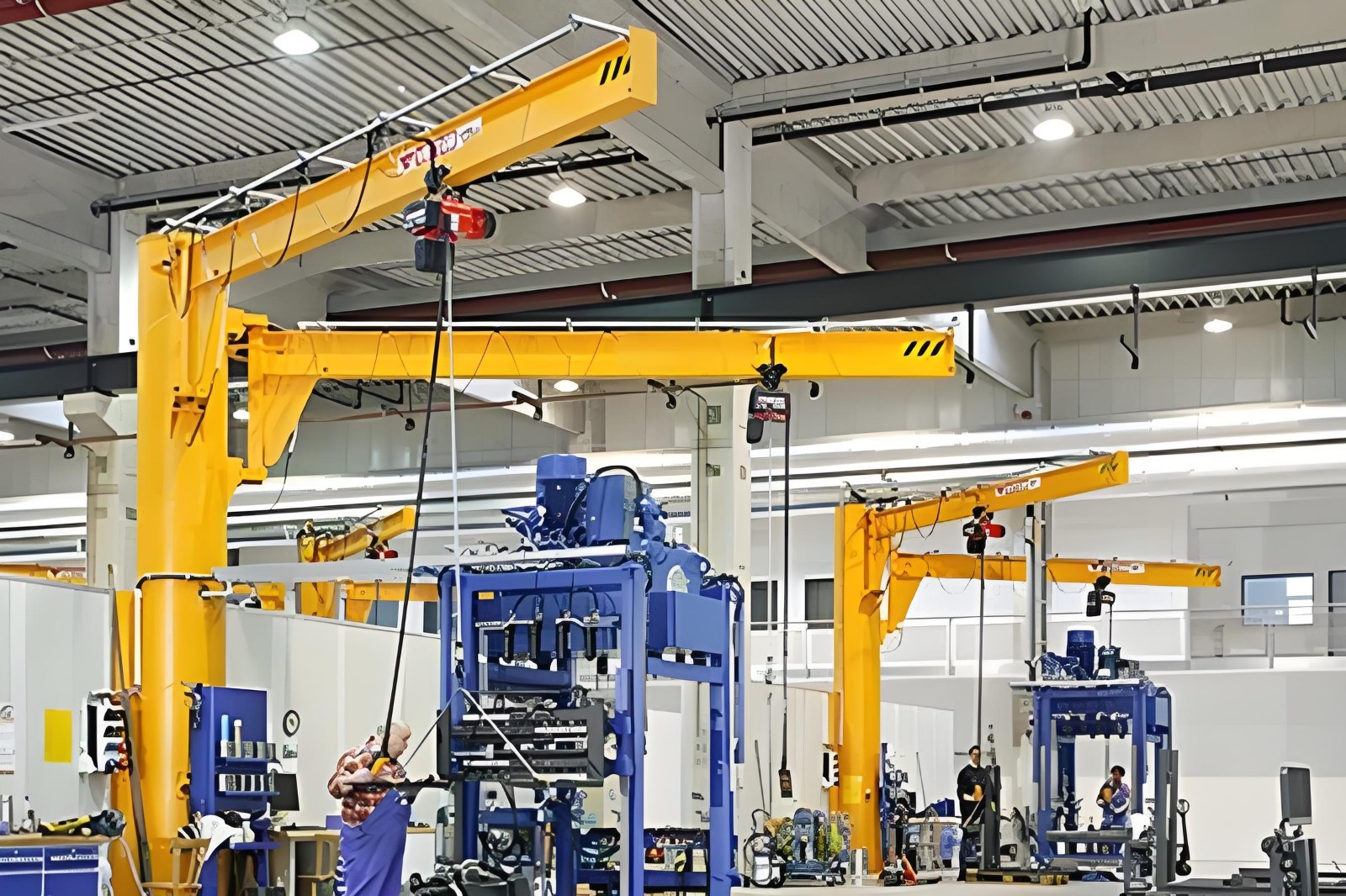 Column-mounted Double Arm Jib Crane Column-mounted Double Arm Jib Crane