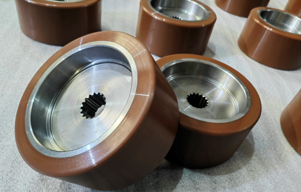 Industrial Wheels Made of Vulkollan Material