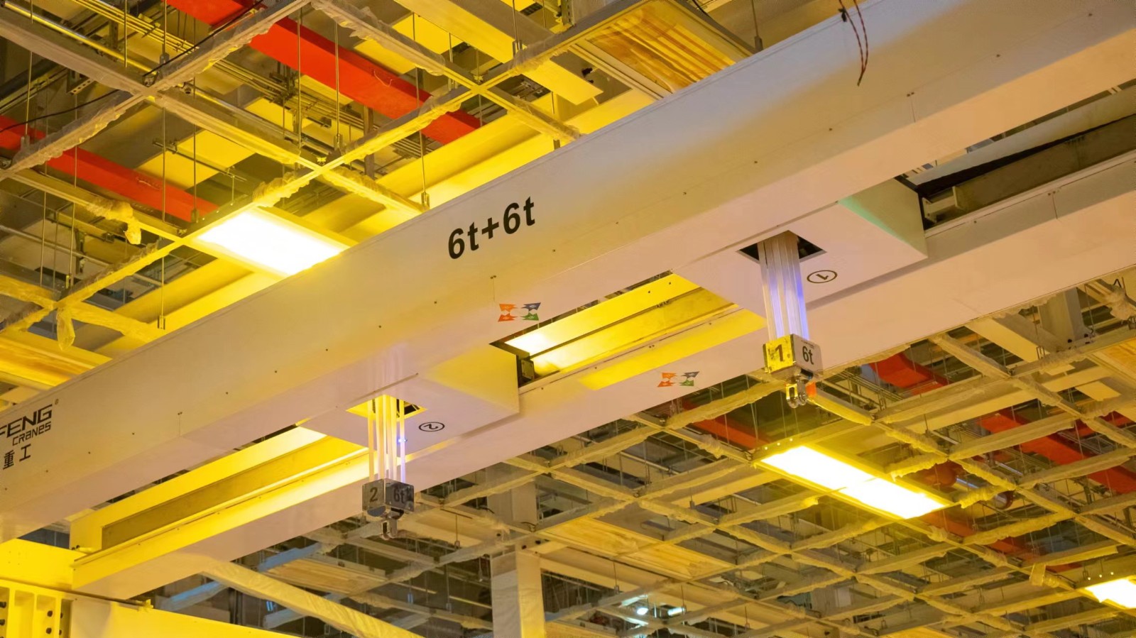6t+6t Cleanroom belt hoist bridge crane