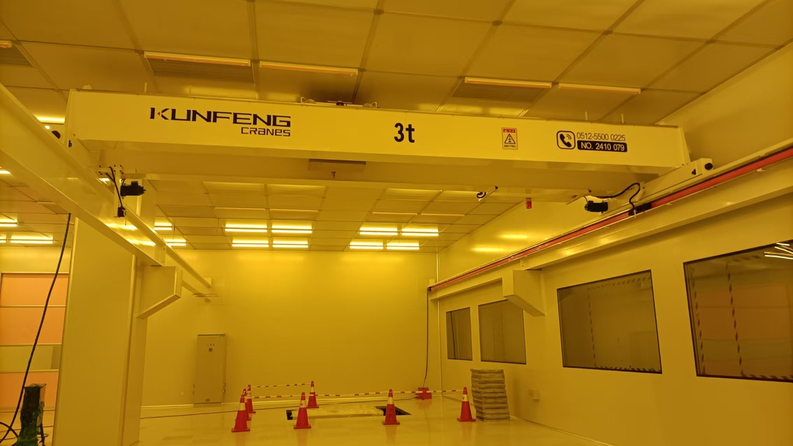 3t cleanroom overhead crane