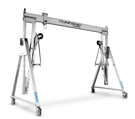 Adjustable portable mobile gantry